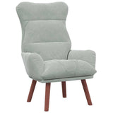 Armchair Light Grey 69 x 74 x 93 cm Velvet 42001834