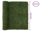 Artificial Fence Light Green 1.5 x 4 m PVC and Steel 42042378