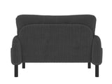 GOMYWAY corduroy fabric, comfortable monochrome single person wide seat chair, suitable for living W2678P422249