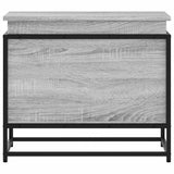 Storage Box with Lid Grey Sonoma 60x40x51.5 cm Engineered Wood 848797