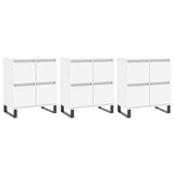 Sideboards 3 pcs White Engineered Wood 3190205