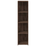 Highboard Brown Oak 30x41x124 cm Engineered Wood 846382
