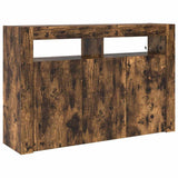 Sideboard Smoked Oak 116 x 30 x 75 cm Engineered Wood 3333880
