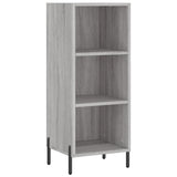 Highboard Grey Sonoma 34,5x34x180 cm Engineered Wood 3198991