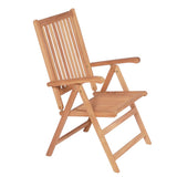 Garden Chair Set of 4 Natural Teak Teak Wood 57 x 71.5 x 100 cm 3065525