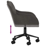 Dining Chair 2 pcs Dark Grey 55 x 59.5 x 77 cm Velvet 3415417