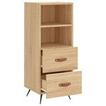 ZNTS Sideboard Sonoma Oak 34.5x34x90 cm Engineered Wood 828639