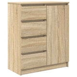 Sideboard with Drawers Sonoma Oak 71x35x84 cm Engineered Wood 861582