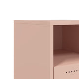 ZNTS Bedside Cabinets 2 pcs Pink 36x39x43.5 cm Steel 846707