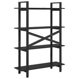Bookshelf Black Oak 100 x 33.5 x 140 cm Engineered Wood 883940