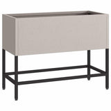 Raised Garden Planter Rusty 60 x 26 x 45 cm Weathering Steel 865889