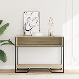 Console Table Sonoma Oak 100x35x74.5 cm Engineered Wood 848530