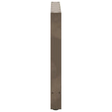 Dining Table Legs Natural Steel 2 pcs 80x cm Steel 4013315
