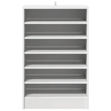 808945 Shoe Cabinet White 60x35x92 cm Engineered Wood