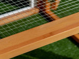 Wooden Chicken Coop with Perches, Doors, Combinable Design, for 2-4 Chickens - Natural Wood Colour T3398P555854