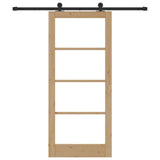 Sliding Door ORKDAL Natural and Black 86 x 198.5 cm 3332003