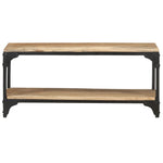 ZNTS Coffee Table 90x30x40 cm Solid Mango Wood 320258