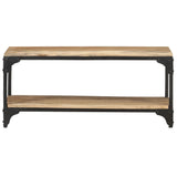 ZNTS Coffee Table 90x30x40 cm Solid Mango Wood 320258