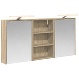 Bathroom Cabinet Set 3 pcs 126 x 16 x 62.5 cm Engineered wood 3403834