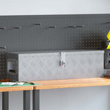 Aluminium Box 80.5x22x22 cm Silver 142937
