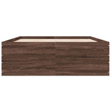 Bed Frame without Mattress Brown Oak 120x200 cm 3280936