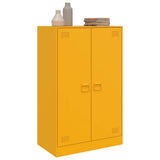 Sideboard Mustard Yellow 67x39x107 cm Steel 841664