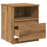 ZNTS Bedside Cabinets 2 pcs Artisan Oak 40x40x50 cm Engineered Wood 856501