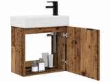 Bathroom Vanity Unit with Tap Old Wood 45.5 x 22.5 x 84 cm 889439