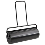 Garden Lawn Roller Pull with Aerator Clamps Black 63 L Iron and Steel 3308006