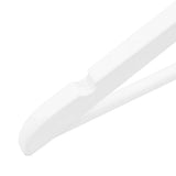 289916 100 pcs Clothes Hanger Set Non-slip White Hardwood
