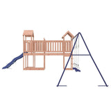 Outdoor Playset Natural wood, Blue Solid Douglas Wood, Polypropylene 3155850