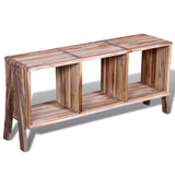 TV Cabinet with 3 Shelves Stackable Reclaimed Teak 241718