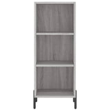 Highboard Grey Sonoma 34.5x34x180 cm Engineered Wood 3199375