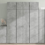 Storage Cabinet Concrete Grey 70x42.5x225 cm Engineered Wood 3281325