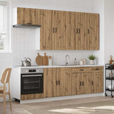 Kitchen Unit PORTO 8 pcs Artisan Oak Engineered Wood 3438172