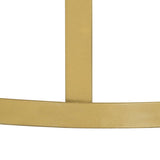2 Piece Coffee Table Set Marble Brass and White 285911