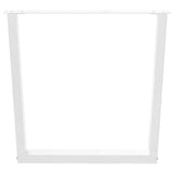 Dining Table Legs V-Shape 3 pcs White 80x cm Steel 4012665