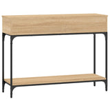 Console Table Sonoma Oak 100x30.5x75 cm Engineered Wood 833389