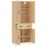 Highboard Sonoma Oak 69.5x34x180 cm Engineered Wood 3199908