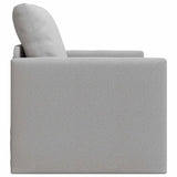 Sofa Bed Cloud Grey 74 x 77 x 81 cm Fabric 4106630