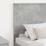 Headboard with Headboard Concrete Grey 80 cm Engineered wood 887817