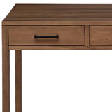 Desk with Drawers Natural Solid Teak Wood 110 x 50 x 75 cm 42026904