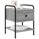 Bedside Cabinet Grey Sonoma 35 x 36.5 x 47 cm Engineered Wood 8007665