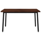 120 x 90 x 75 cm Solid Acacia Wood Dark Brown and Black 937544