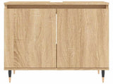Bathroom Cabinet Sonoma oak Engineered wood, iron Small 831575