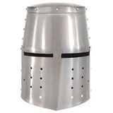 Medieval Knight Helmet Antique Replica LARP Silver Steel 286117