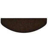 Stair Mats Self-adhesive 20 pcs 65x21x4 cm Brown Half Round Large 3365650