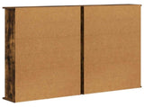 CD Cabinet 2 pcs Smoked Oak 60 x 17 x 92 cm Engineered Wood 8012739