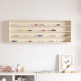 Wall Display Case Beige 100 x 8.5 x 36 cm Engineered Wood 42015621