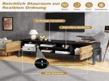 175*39.5*53cm TV cabinet, TV board, TV console with 2 cabinets and open storage space, TV table, TV N605P417177N